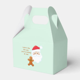 Weihnachtsmann & Lebkuchenjunge Geschenkschachtel