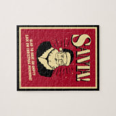 Weihnachtsmann: leerer Sack am Weihnachtsmorgen Puzzle (Horizontal)