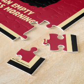 Weihnachtsmann: leerer Sack am Weihnachtsmorgen Puzzle (Seite)