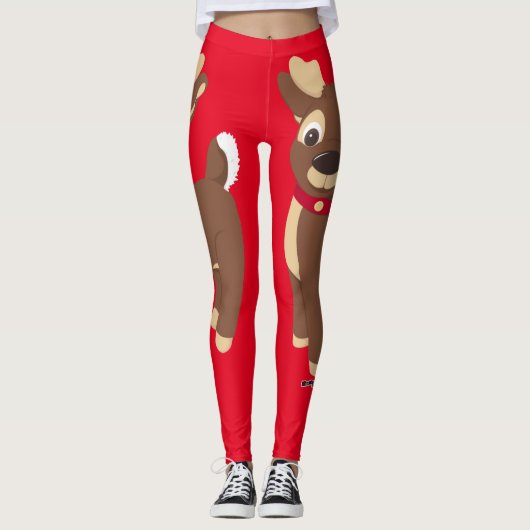 Weihnachtsmann Leggings (Vorderseite)