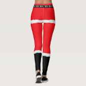 Weihnachtsmann-Leggings Leggings (Rückseite)
