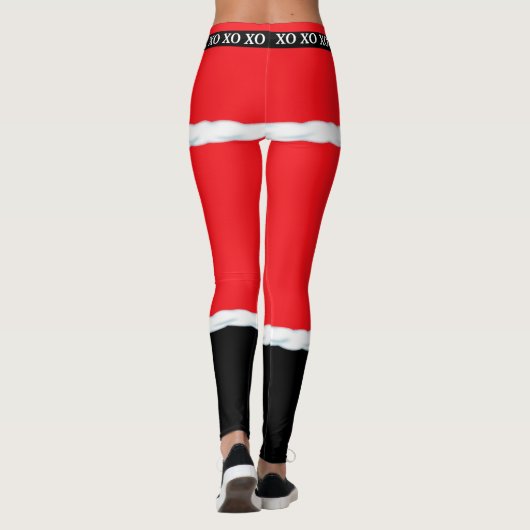 Weihnachtsmann-Leggings Leggings (Rückseite)