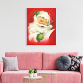 Weihnachtsmann Leinwanddruck (Insitu (Wohnzimmer))