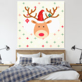 Weihnachtsmann Leinwanddruck (Insitu (Schlafzimmer))