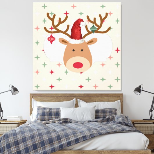 Weihnachtsmann Leinwanddruck (Insitu (Schlafzimmer))