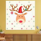 Weihnachtsmann Leinwanddruck (Insitu (Wohnzimmer))