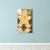 Weihnachtsmann Leinwanddruck (Insitu (Holzboden))