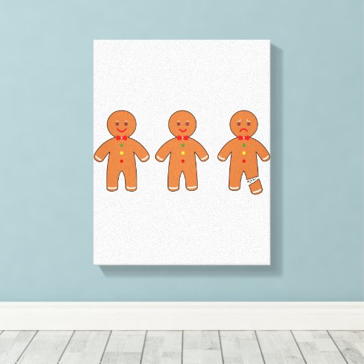 Weihnachtsmann Leinwanddruck (Insitu (Holzboden))