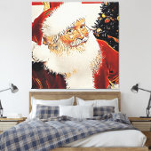 Weihnachtsmann - leinwanddruck (Insitu (Schlafzimmer))