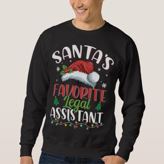 Weihnachtsmann, Lieblingsjurist Sweatshirt (Vorderseite)