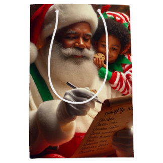 Weihnachtsmann-Liste Mittlere Geschenktüte