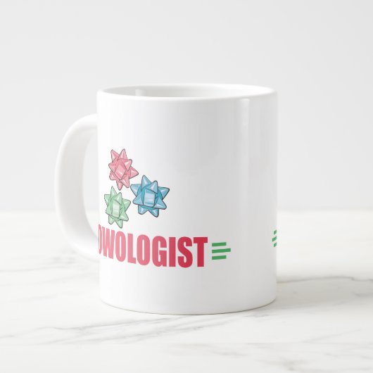 Weihnachtsmann Lover Jumbo-Tasse (Vorderseite Links)