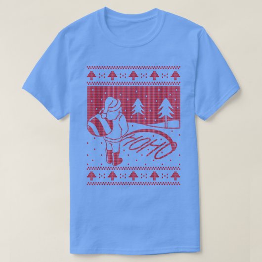Weihnachtsmann lustig hässlicher Pullover Xmas Hos (Design vorne)