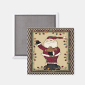 Weihnachtsmann Magnet (Vorderseite/Rückseite)