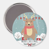 Weihnachtsmann Magnet (Vorderseite/Rückseite)