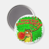 Weihnachtsmann Magnet (Vorderseite/Rückseite)