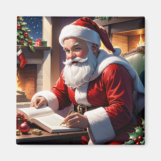 Weihnachtsmann-Magnet Magnet (Vorne)