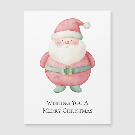 Weihnachtsmann Magnetkarte (Vorderseite)