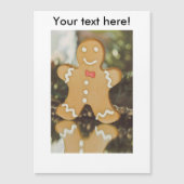 Weihnachtsmann Magnetkarte (Vorderseite)