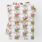 Weihnachtsmann Matte 19" x 29" Geschenkpapier Set (Beispiel)