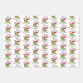 Weihnachtsmann Matte 19" x 29" Geschenkpapier Set (Vorderseite)