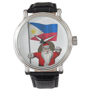 Weihnachtsmann mit Abschluss der Philippinen Armbanduhr