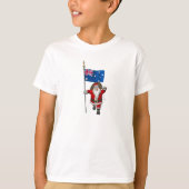 Weihnachtsmann mit Abschluss des Australischen T - T-Shirt (Vorderseite)