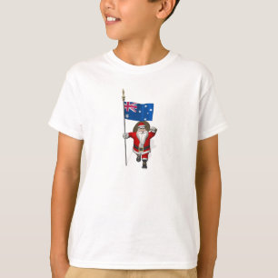 Weihnachtsmann mit Abschluss des Australischen T - T-Shirt