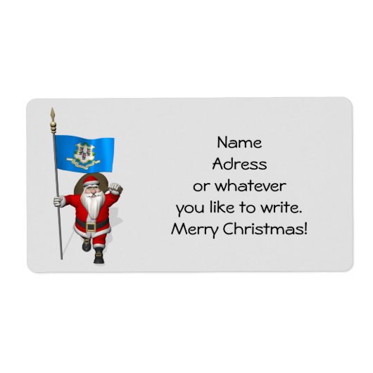 Weihnachtsmann mit Abschluss von Connecticut (Vorne)
