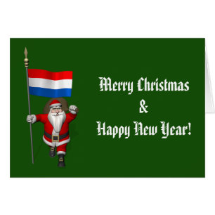 Weihnachtsmann mit Abtritt der Niederlande