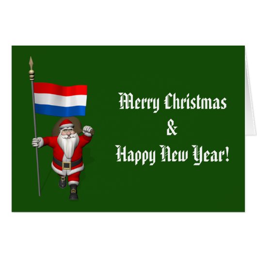 Weihnachtsmann mit Abtritt der Niederlande (Vorderseite (Horizontal))