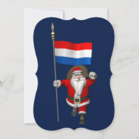 Weihnachtsmann mit Abtritt der Niederlande