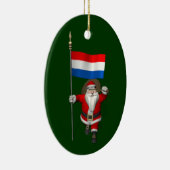 Weihnachtsmann mit Abtritt der Niederlande Keramikornament (Rechts)