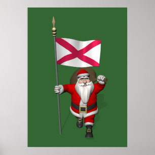 Weihnachtsmann mit Abtritt in Nordirland Poster
