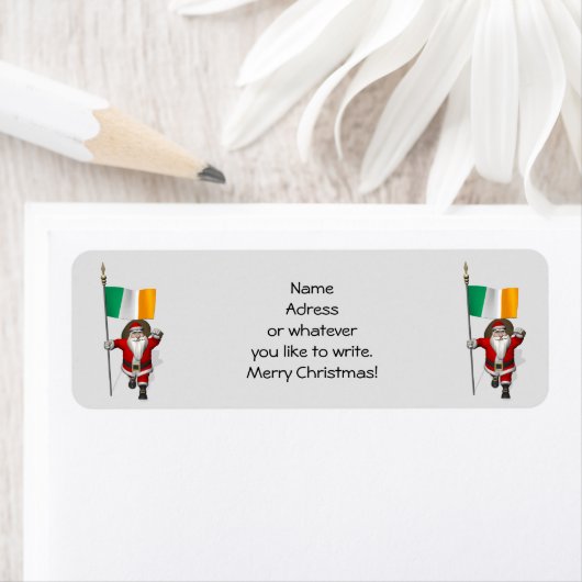 Weihnachtsmann mit Abtritt Irlands (Insitu)