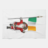 Weihnachtsmann mit Abtritt Irlands Küchentuch (Horizontal)