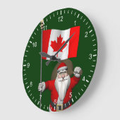 Weihnachtsmann mit Abtritt Kanadas Große Wanduhr (Winkel)