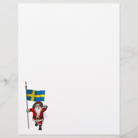 Weihnachtsmann mit Abtritt Schwedens (Vorderseite)