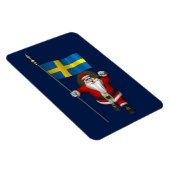 Weihnachtsmann mit Abtritt Schwedens Magnet (Rechte Seite)