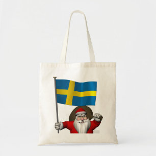 Weihnachtsmann mit Abtritt Schwedens Tragetasche