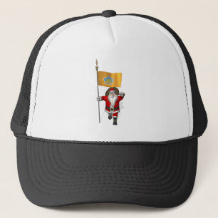 Weihnachtsmann mit Abzeichen von Bali Truckerkappe