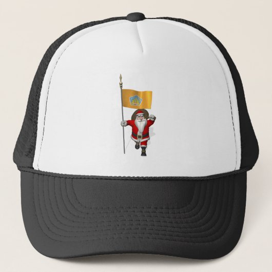 Weihnachtsmann mit Abzeichen von Bali Truckerkappe (Vorderseite)