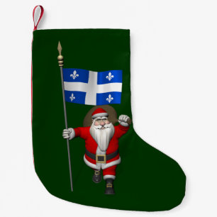 Weihnachtsmann mit Ausweis von Québec CDN Kleiner Weihnachtsstrumpf