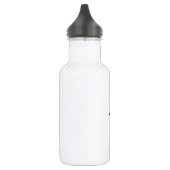 Weihnachtsmann mit Bart Christmas Emoticon Edelstahlflasche (Links)