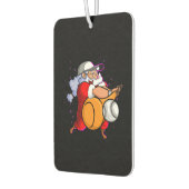 Weihnachtsmann mit Baseball-Becken Autolufterfrischer (Links)