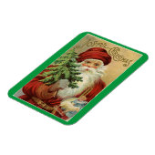 Weihnachtsmann mit Baum-Magnet Magnet (Linke Seite)