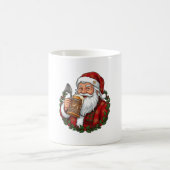 Weihnachtsmann mit Bierglas Kaffeetasse (Mittel)