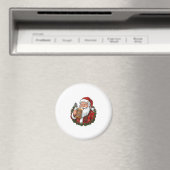 Weihnachtsmann mit Bierglas Magnet (In Situ (Geschirrspüler))