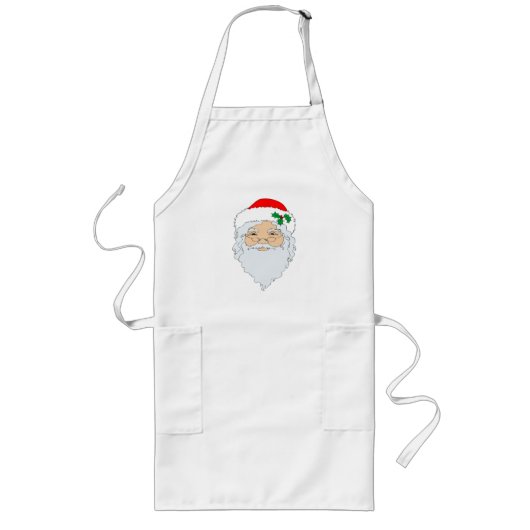 Weihnachtsmann mit Brille Lange Schürze (Vorne)