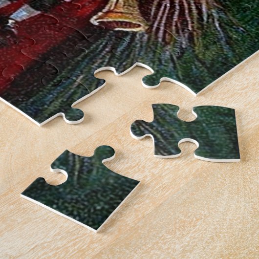 Weihnachtsmann mit Christus-Kind Puzzle (Seite)